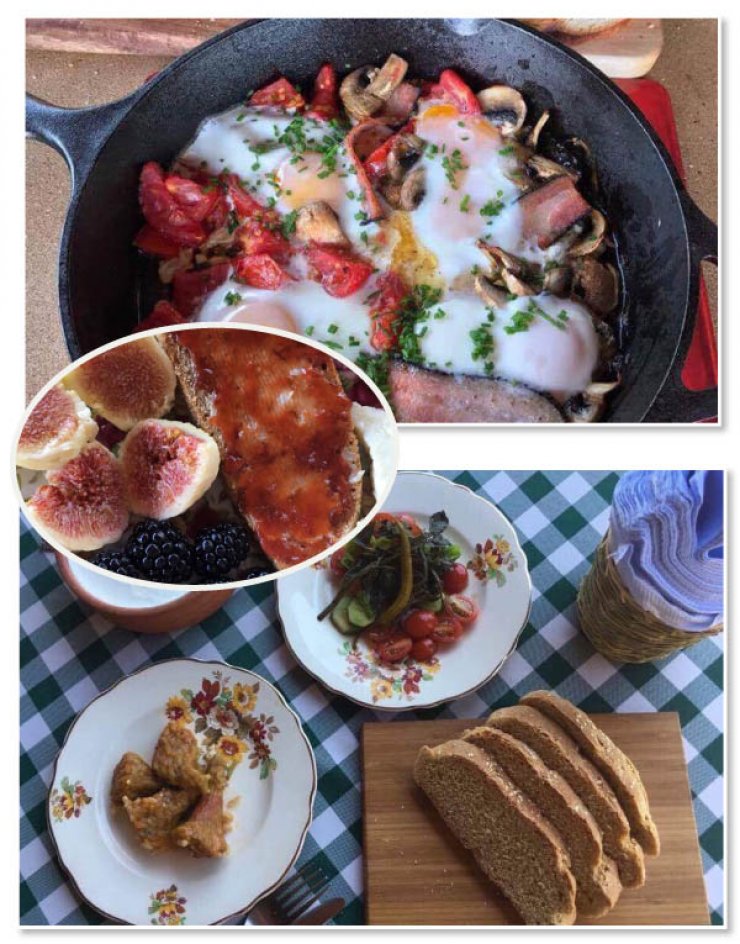 H κυρία Κίκα σου φτιάχνει brunch στο χωριό με προϊόντα από τον κήπο της!