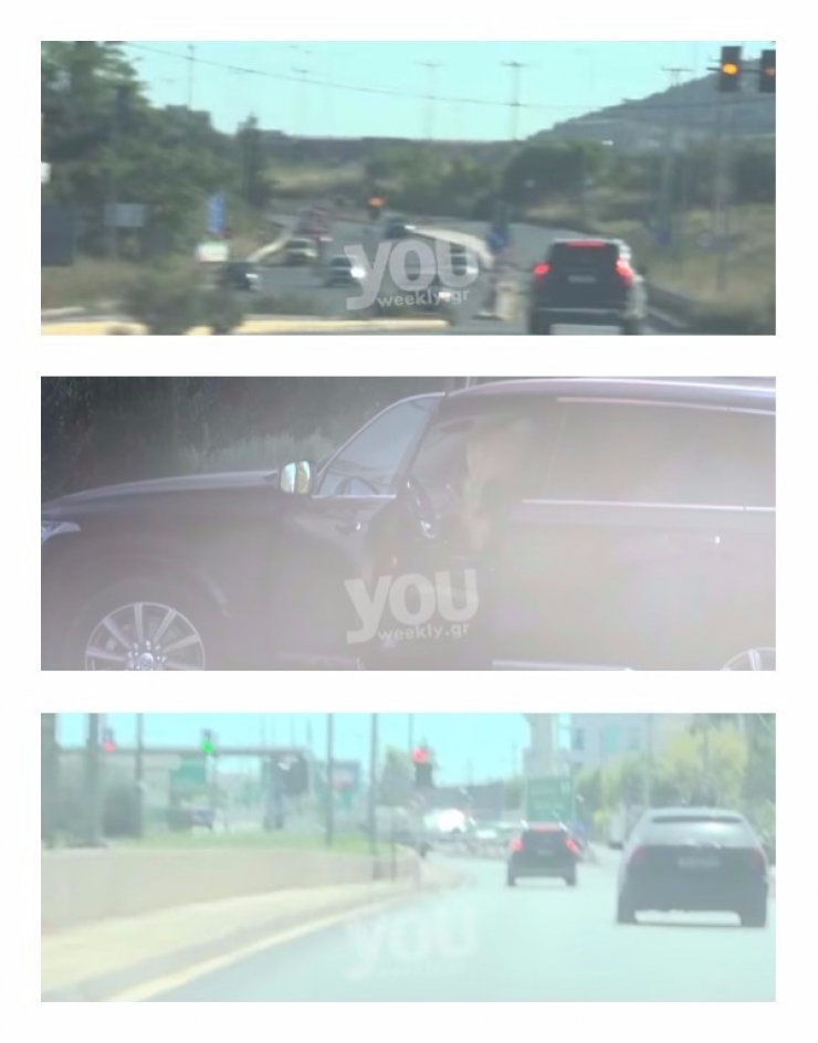 Βίντεο ντοκουμέντο! Η Ελένη Μενεγάκη έτρεχε με το αυτοκίνητο και περνούσε με κόκκινο