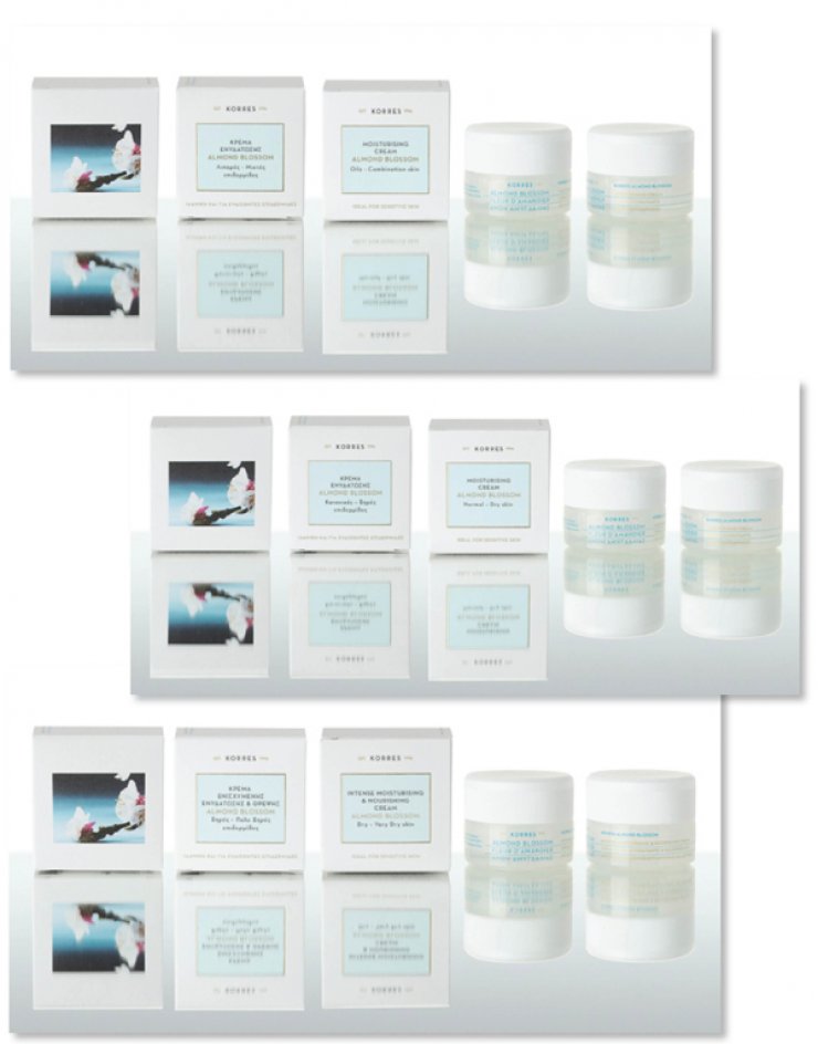 Η νέα ενυδατική σειρά προσώπου από τον Κορρές με άνθη αμυγδαλιάς