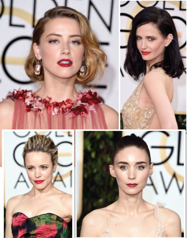 Χρυσές Σφαίρες 2016: Οι stars ψήφισαν κόκκινα και σέξι χείλη