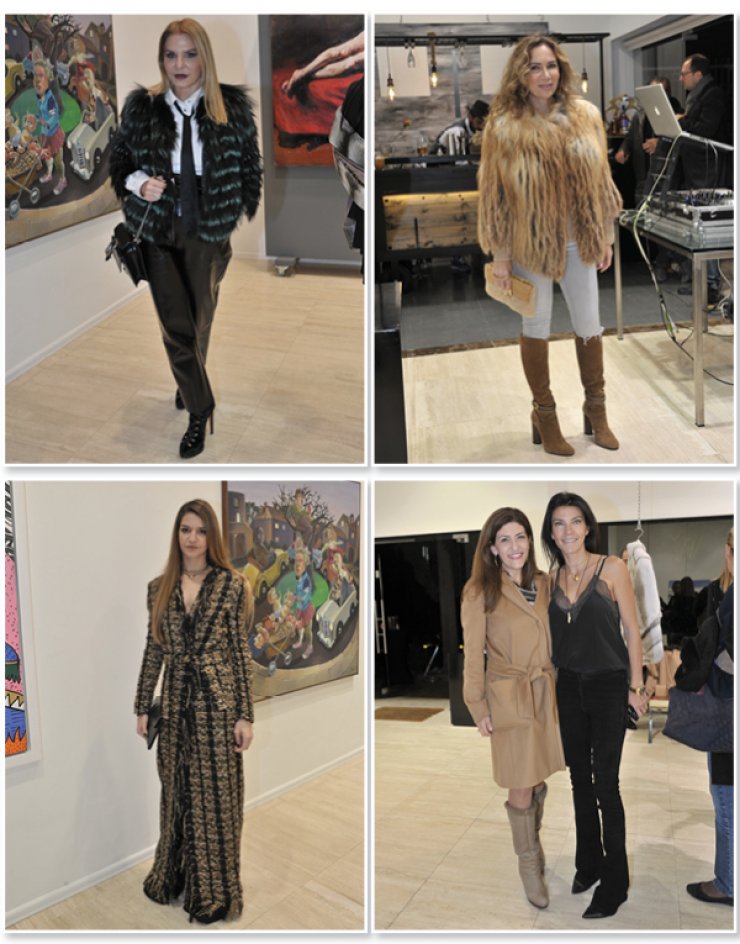 Στην έκθεση "Marina Vernicos Fur . Jewellery Collection"