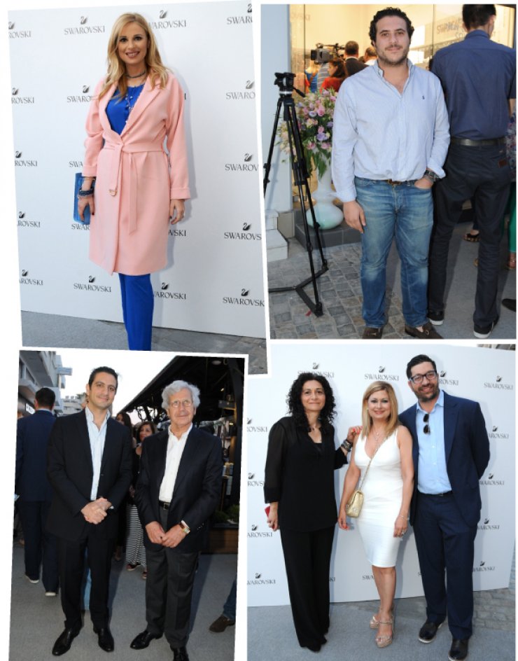 Στα εγκαίνια της νέας Swarovski boutique στην Λάρνακα