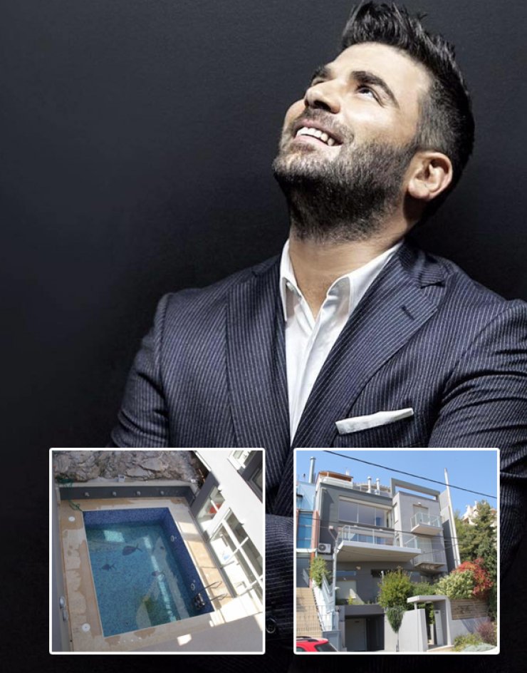 Βίντεο και φωτογραφίες από το εσωτερικό και το εξωτερικό χώρο της μεζονέτας του Παντελίδη που βγήκε στο σφυρί