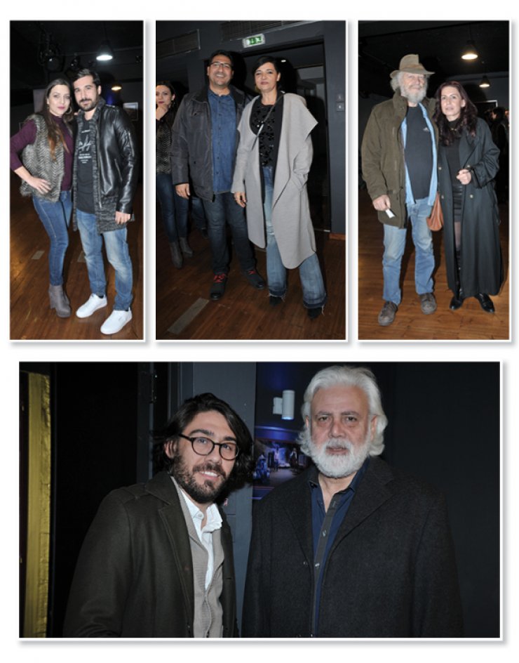 Στην πρεμιέρα της παράστασης "Το φως του γκαζιού"