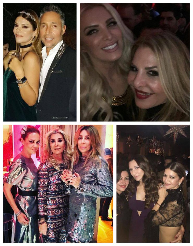 Πλούσιο φωτογραφικό υλικό από το λαμπερό xmas party που έκαναν χθες βράδυ η Κάτια και ο Βάσος Θεοδότου στο σπίτι τους