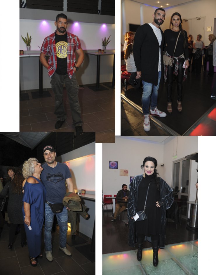 Στην πρεμιέρα της παράστασης "Γίναμε ρόμπα"