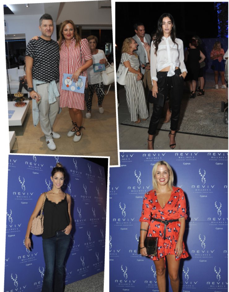 Στα εγκαίνια του REVIV Wellness Medical Spa στην Κύπρο
