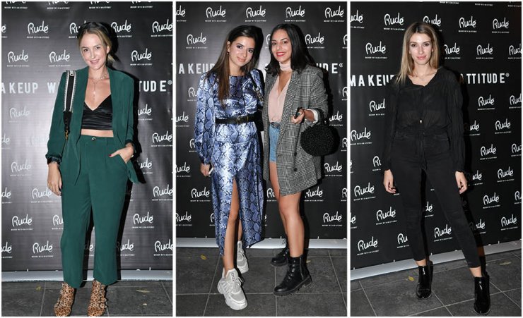 Στην παρουσίαση της νέας μάρκας καλλυντικών Rude Cosmetics
