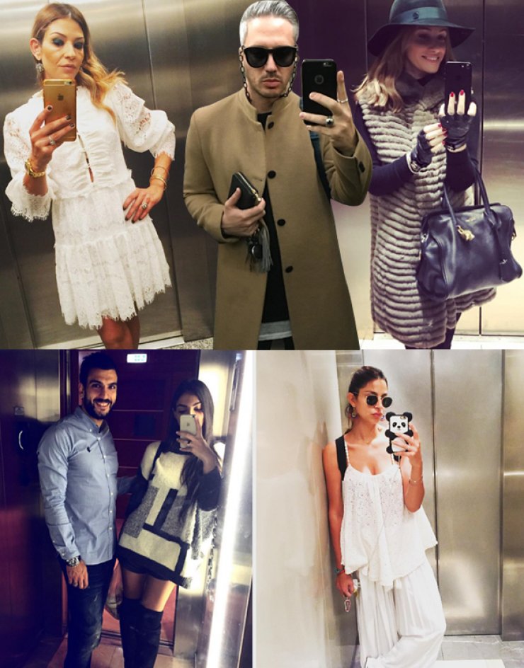 Όταν οι επώνυμοι Κύπριοι ποζάρουν στον καθρέφτη του... ασανσέρ!