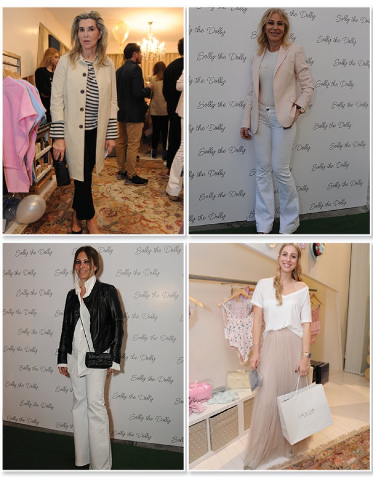 Στα εγκαίνια του καταστήματος 