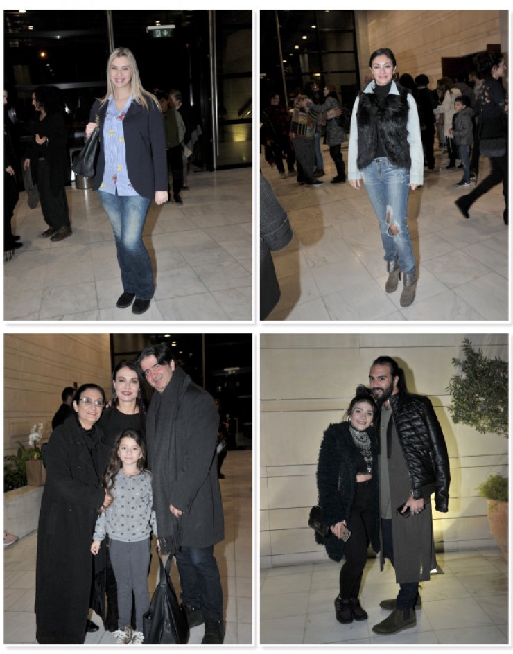 Στην πρεμιέρα της παράστασης "Ένας κύκλος με κιμωλία"