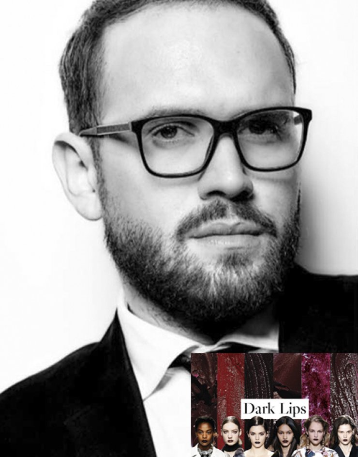 O make - up artist, Βαλεντίνος Νικολάου σου δίνει συμβουλές για να φορέσεις την τάση της σεζόν… το σκούρο κραγιόν!