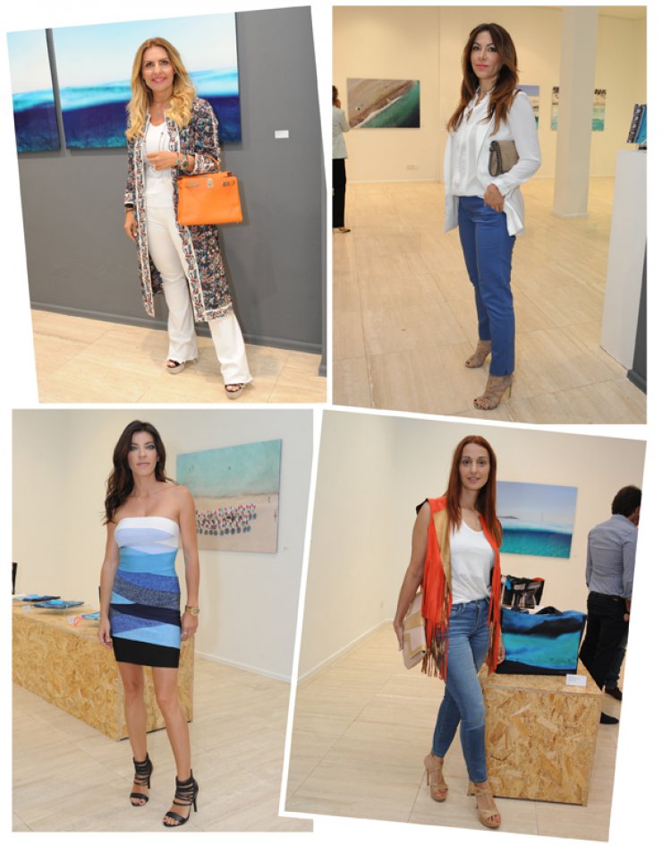 Στα εγκαίνια της έκθεσης φωτογραφίας της Μαρίνας Βερνίκου