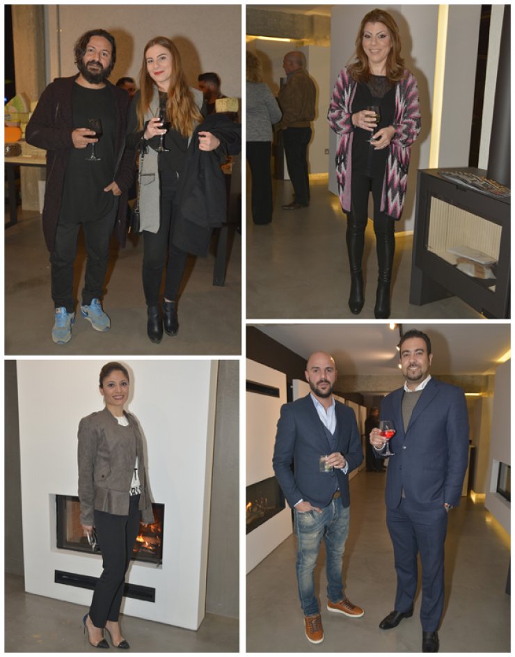 Στα εγκαίνια Volcano Stores