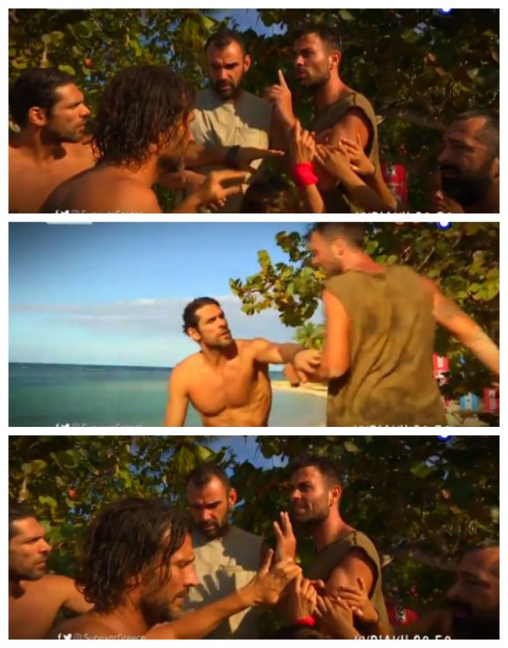 Άγριος καυγάς στο Survivor! Ο Χανταμπάκης τσακώθηκε και πήγε να ορμήξει σε παίκτη από τους "Μαχητές"