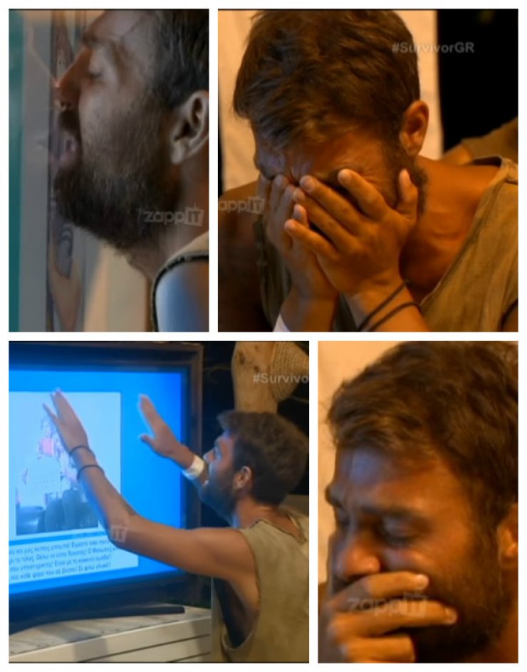 Στέλιος Χανταμπάκης: Ξέσπασε σε λυγμούς και ζητούσε συγνώμη όταν είδε τα παιδιά του [βίντεο]