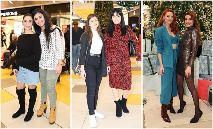 Στη φωταγώγηση του χριστουγεννιάτικου δέντρου στο Nicosia Mall