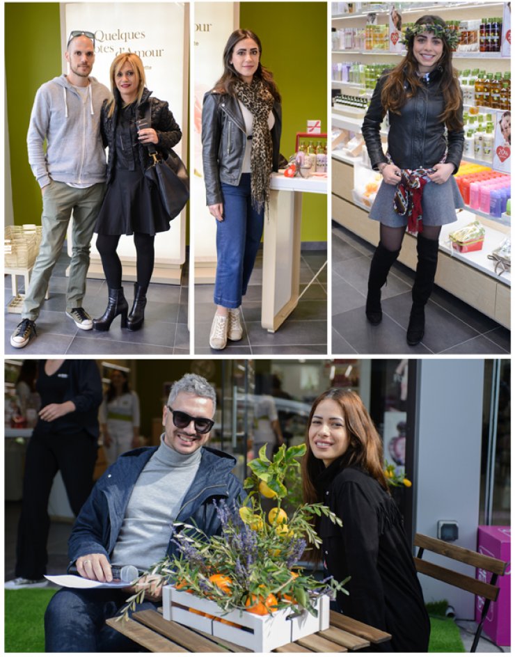 Στα εγκαίνια του καταστήματος Υves Rocher στη Λεμεσό