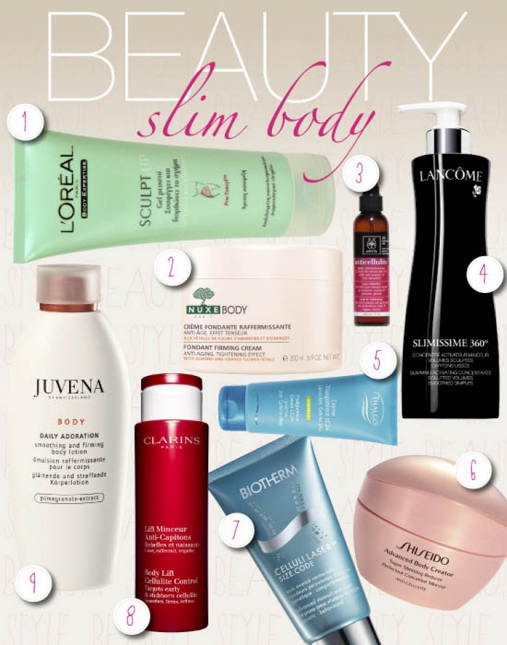 9 Προϊόντα για Αδυνάτισμα, Σύσφιξη και Κυτταρίδα