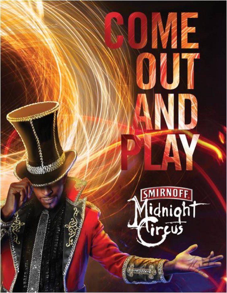 Tο “Smirnoff Midnight Circus” έρχεται στην Κύπρο