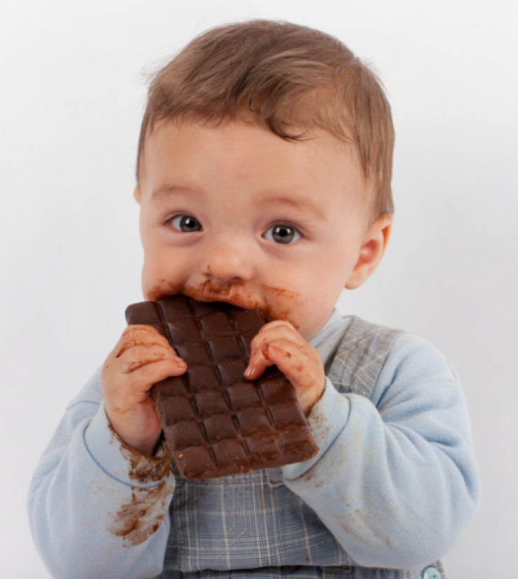 Πότε μπορούν τα παιδιά να φάνε σοκολάτα;