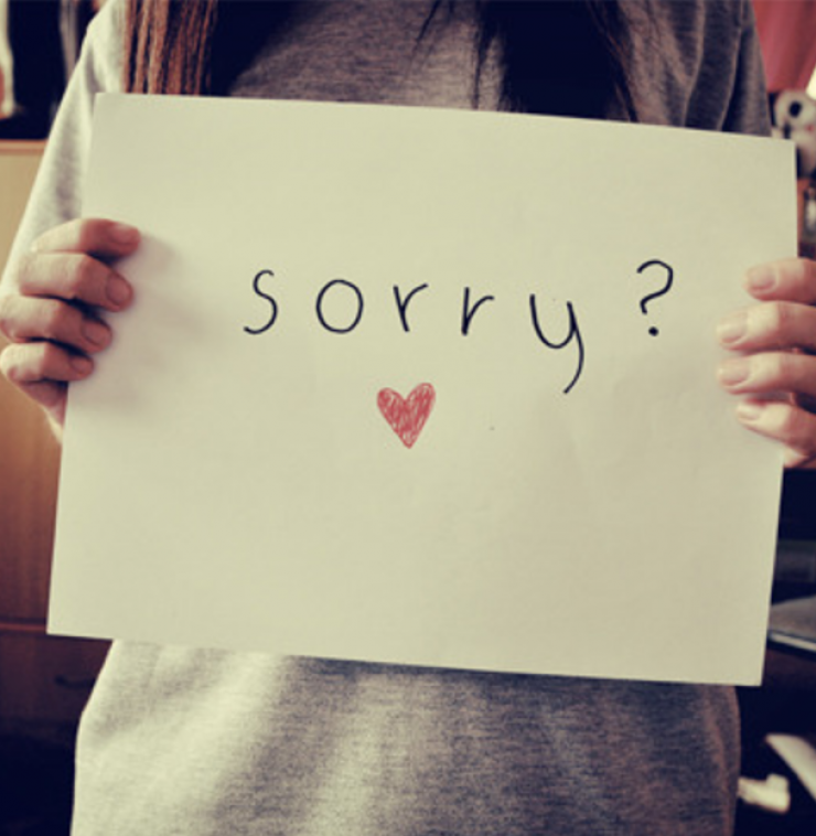 Η "συγγνώμη" κάνει καλό στην αυτοπεποίθησή μας!