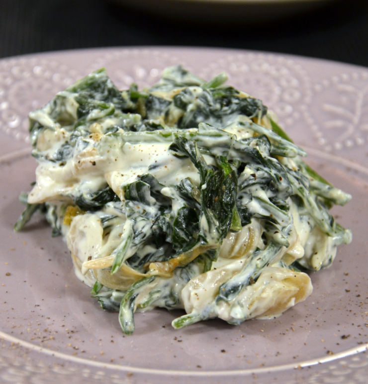 Συνοδευτικό με σπανάκι και γιαούρτι