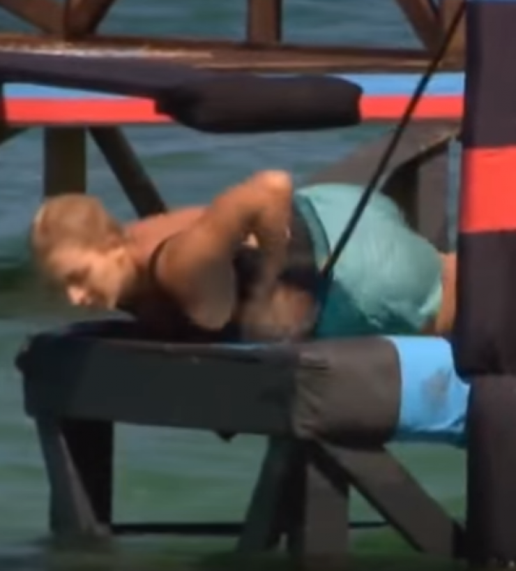 Η Κωνσταντίνα Σπυροπούλου στο πρώτο της ατομικό αγώνισμα στο "Survivor 2" [βίντεο]