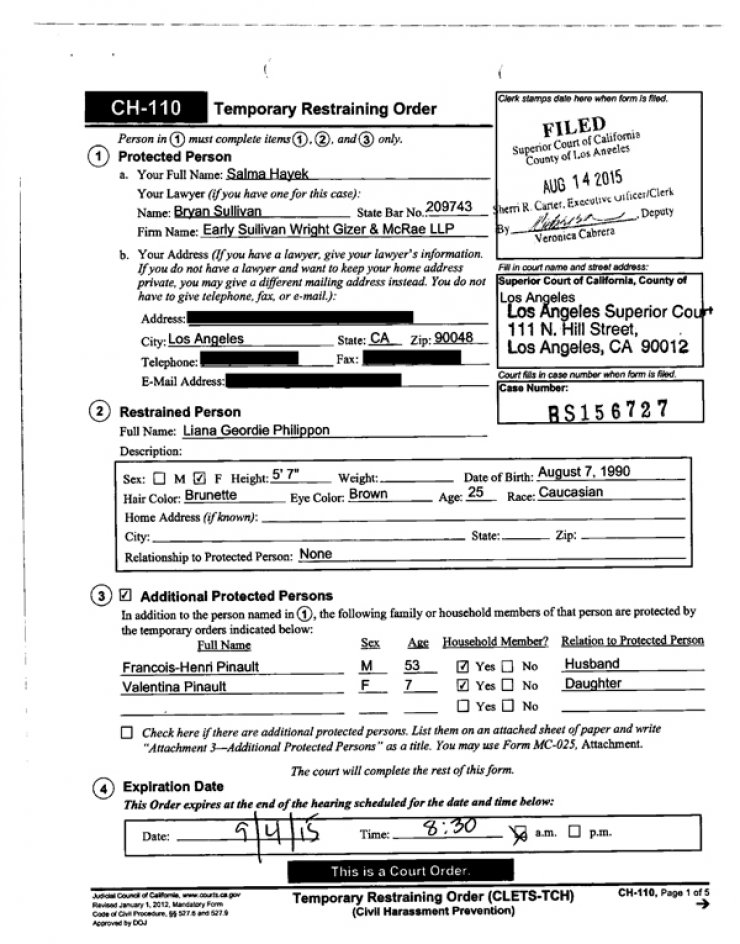 Salma Hayek: Ασφαλιστικά μέτρα εναντίον δύο θαυμαστών της [εικόνες]