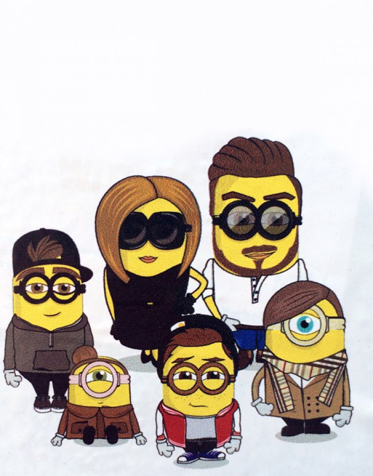Η οικογένεια Beckham έγινε...minion! [εικόνες]