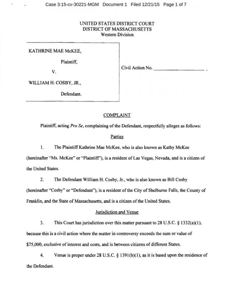 Bill Cosby: Νέα καταγγελία για βιασμό 