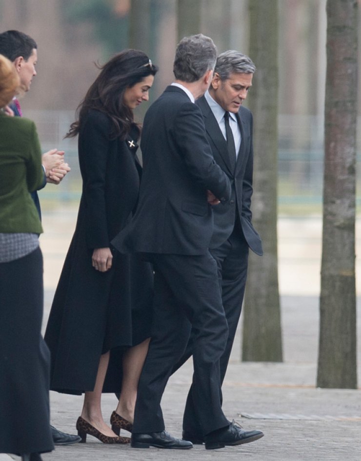 H συνάντηση του George Clooney με την Angela Merkel [εικόνες]