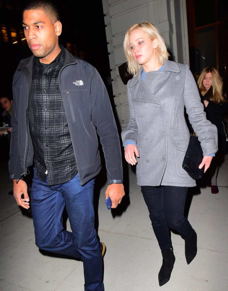 Jennifer Lawrence: Για δείπνο με τον σωματοφύλακά της [εικόνες]