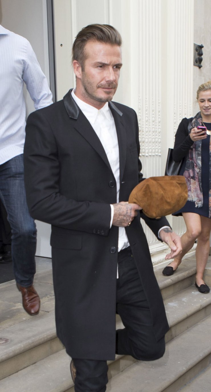 Ο David Beckham στα εγκαίνια της συζύγου του [εικόνες]