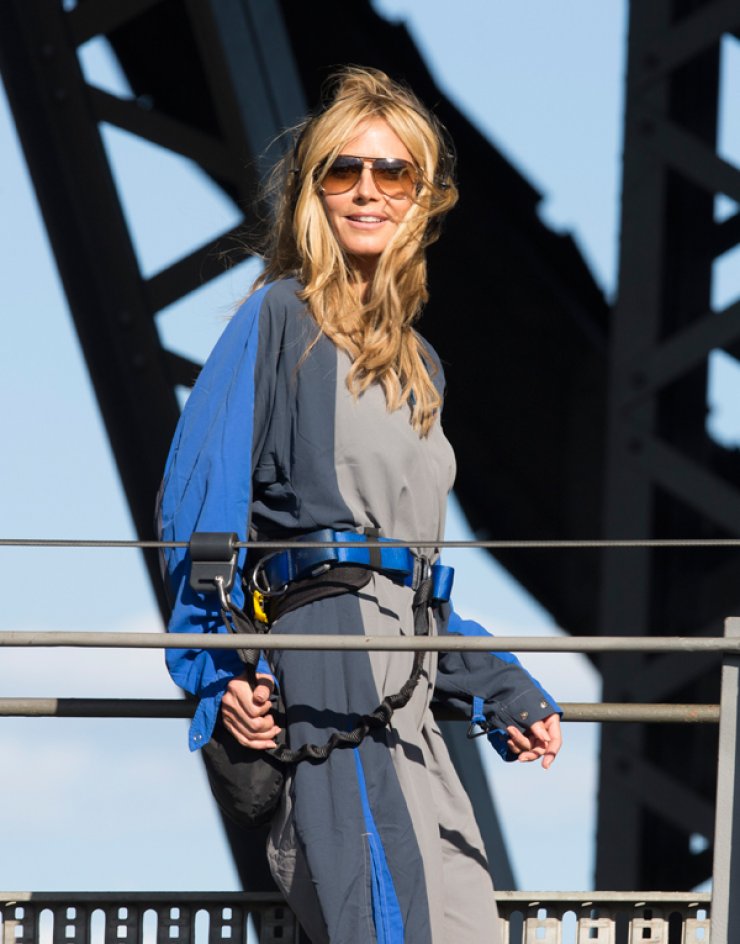 Heidi Klum: Δείτε που σκαρφάλωσε [εικόνες]