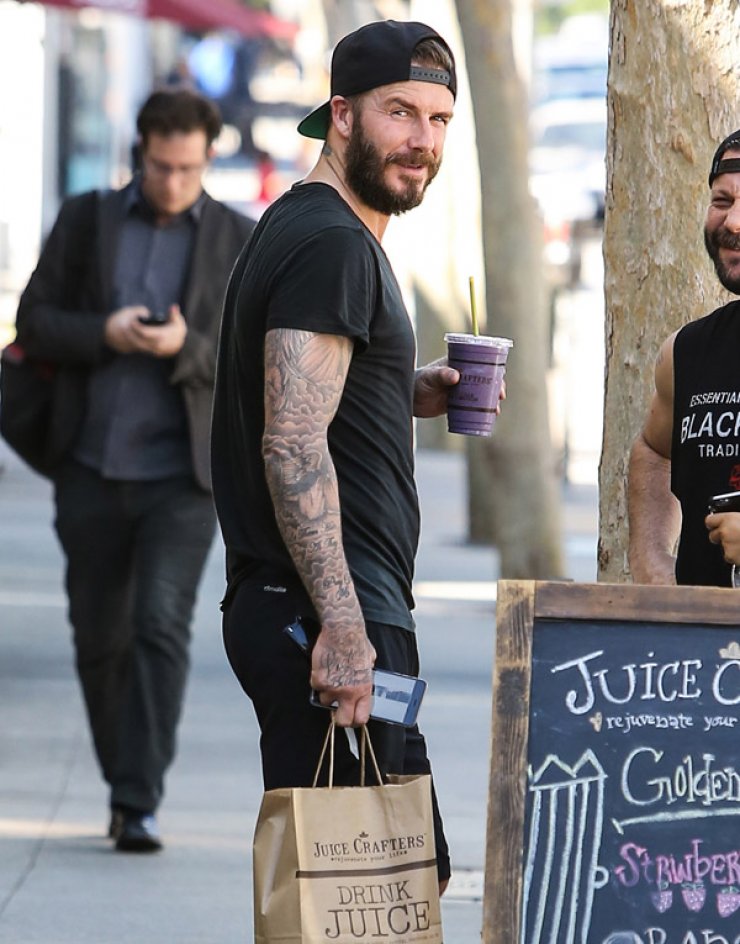 Ο David Beckham υιοθετεί το Hollywood style [εικόνες]