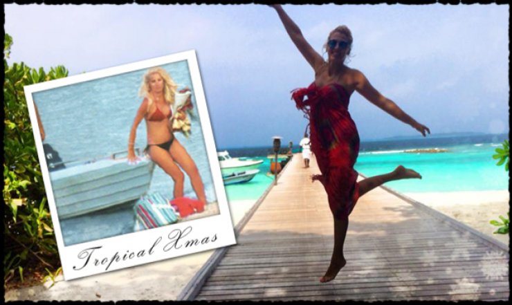 Κωνσταντίνα Σπυροπούλου: Χριστούγεννα στις Μαλδίβες με Μενεγάκη