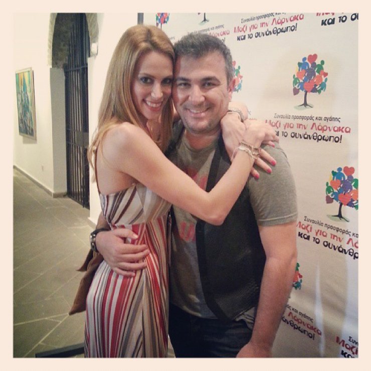 Στα παρασκήνια της συναυλίας στη Λάρνακα μαζί με τη Στέλλα Δημητρίου