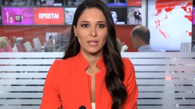Στέλλα Στυλιανού: Στην παρουσίαση του δελτίου στο Mega Ελλάδος!