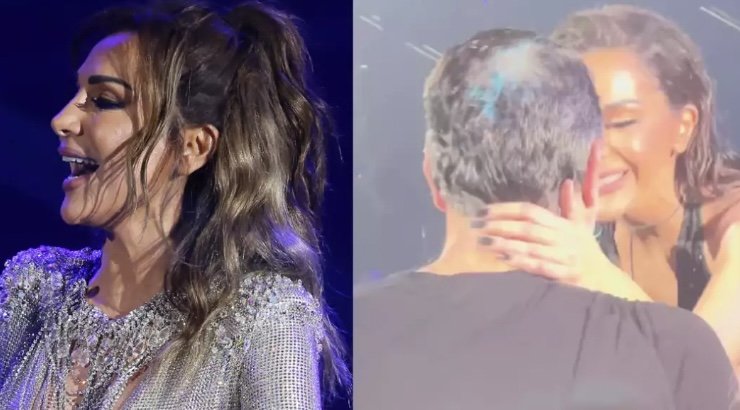 Τρελός έρωτας: Το παθιασμένο φιλί της Δέσποινας Βανδή στον Βασίλη Μπισμπίκη επί σκηνής