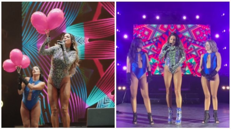 Κατερίνα Στικούδη: Είναι έγκυος και το ανακοίνωσε στη σκηνή στη συναυλία με την Aguilera [βίντεο]