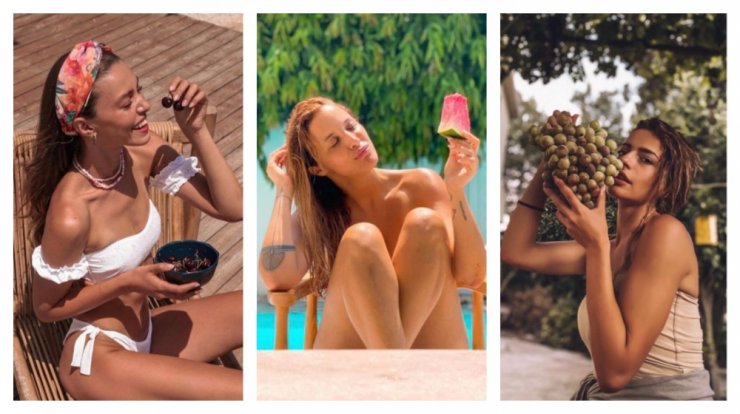 Summer fruits vibes: Επώνυμες στις πιο καλοκαιρινές πόζες με φρούτα! 
