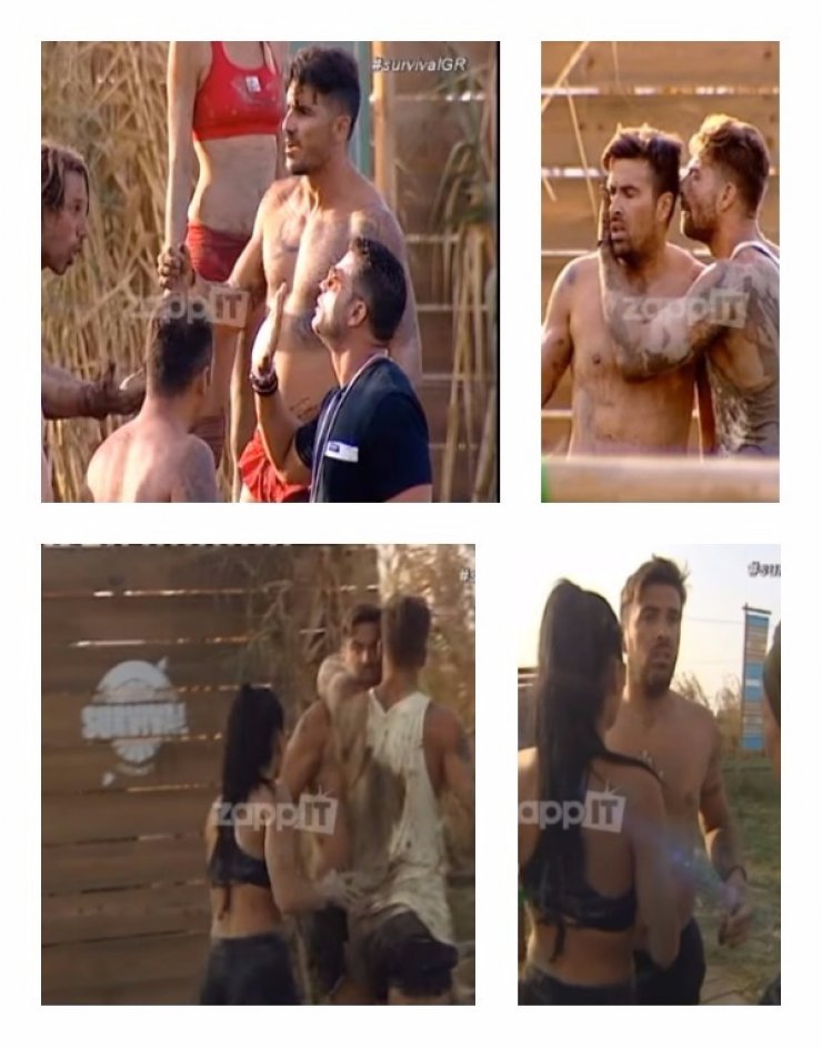 Δείτε τον άγριο καυγά Γιάννη Αϊβάζη με παίκτη της αντίπαλης ομάδας στο "Survival Secret"