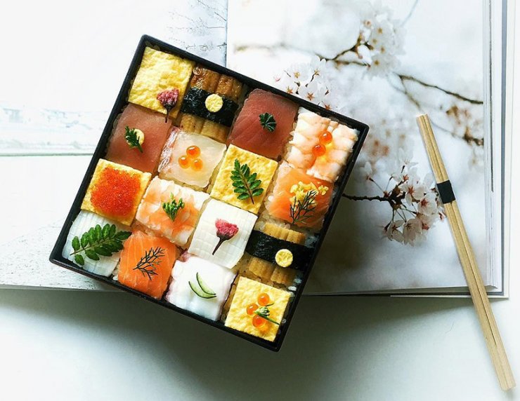 Sushi squares