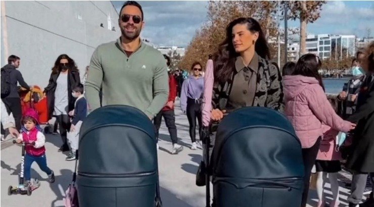 Σάκης Τανιμανίδης: Μας έδειξε κλεφτά το προσωπάκι της κόρης του, Αριάνας! [βίντεο]