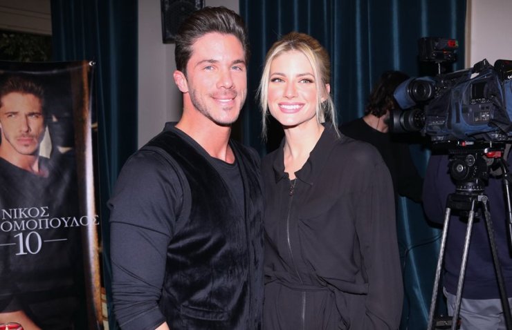 Ευαγγελία Αραβανή - Νίκος Οικονομόπουλος: Τους είδαμε πρώτη φορά σε τρυφερές στιγμές!