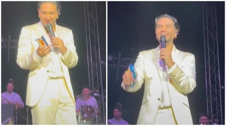 Χρήστος Μάστορας: Του πέταξαν κρουασάν στη σκηνή ενώ τραγουδούσε και το έπιασε στον αέρα [βίντεο]