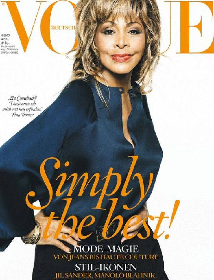 Tina Turner: Το πρώτο εξώφυλλο στη Vogue στα...73 της!
