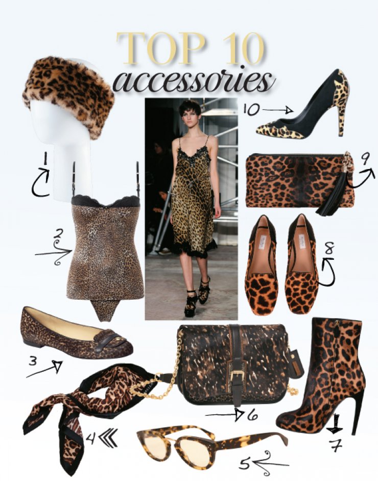 Top leopard accesories