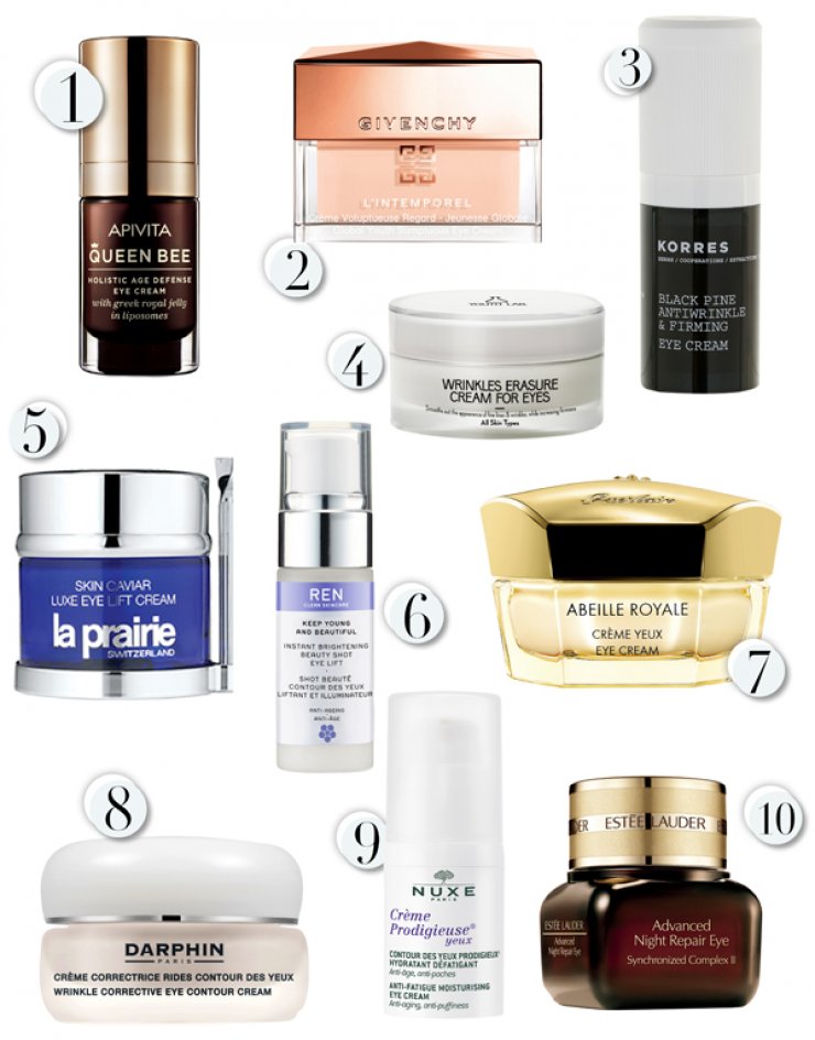 Οι 10 καλύτερες κρέμες για τα μάτια!